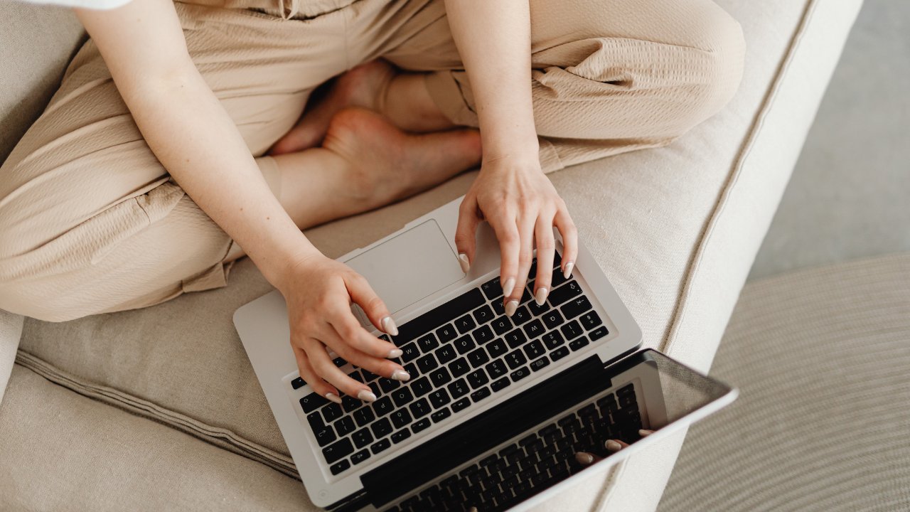 A weight-inclusive provider working on the About Page for her website