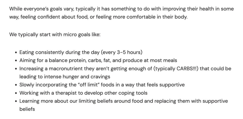A screenshot of a blog post on a private practice's website that is optimized for AEO.
